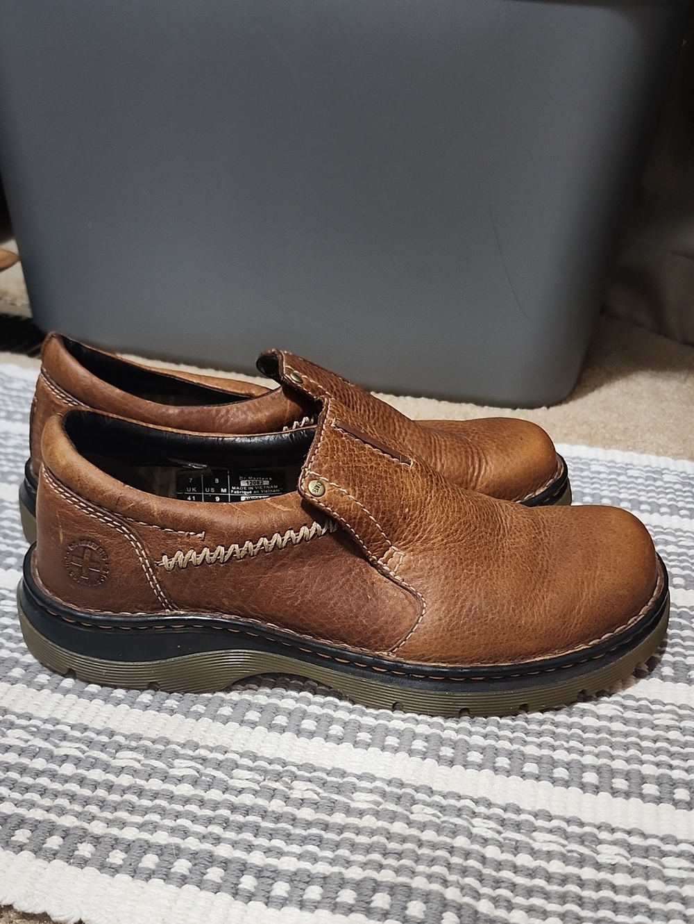 Dr. Martens Leather Slip-On Shoes